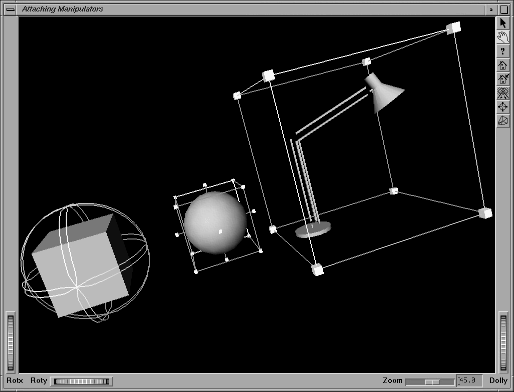 Adding Manipulators to a Scene