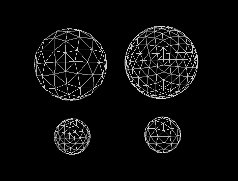 Specifying Different Levels of Complexity (left: OBJECT_SPACE; right: SCREEN_SPACE)