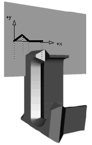 2D Plane for Drawing a Text Profile