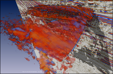 Shadows: seismic data. Courtesy CGG Veritas