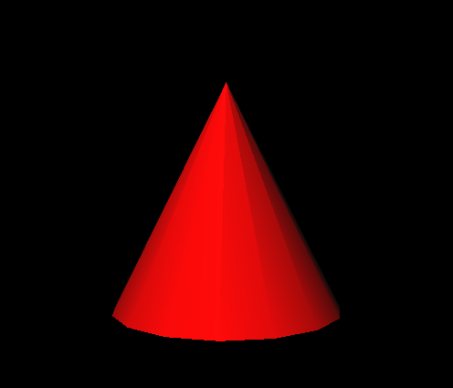 A Red Cone