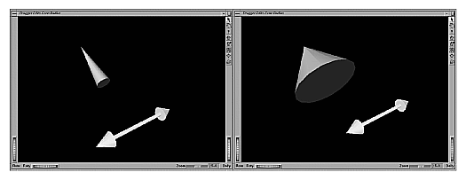 Using a Dragger and Engine to Edit the Radius of a Cone