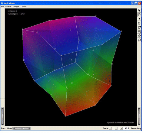 Demo QuadraticHexa27: