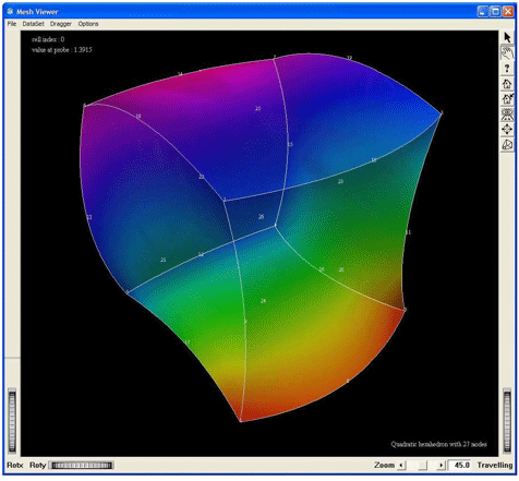 Demo QuadraticHexa27: